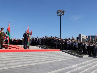 Lukashenko: Flag and state emblem reflect Belarusians' desire for independent and peaceful life