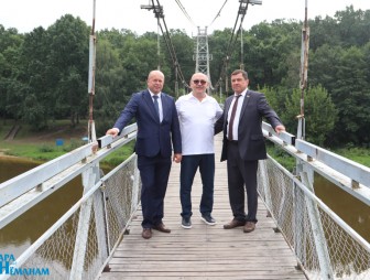 Мостовщину посетил глава администрации Черняховска Сергей Булычёв