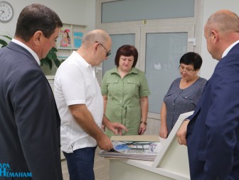 Мостовщину посетил глава администрации Черняховска Сергей Булычёв