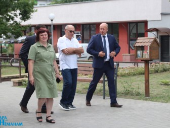 Мостовщину посетил глава администрации Черняховска Сергей Булычёв