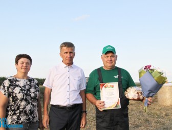 Обряд Дожинок КСУП «Имени Адама Мицкевича»