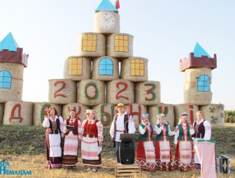 Обряд Дожинок КСУП «Имени Адама Мицкевича»