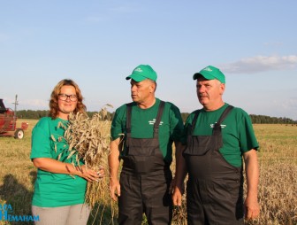 Обряд Дожинок КСУП «Имени Адама Мицкевича»