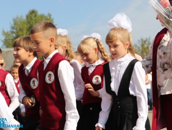 Линейка в Гимназии