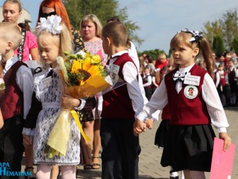 Линейка в Гимназии