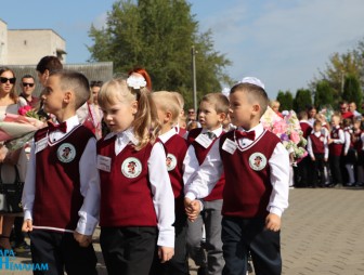 Линейка в Гимназии