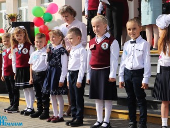 Линейка в Гимназии