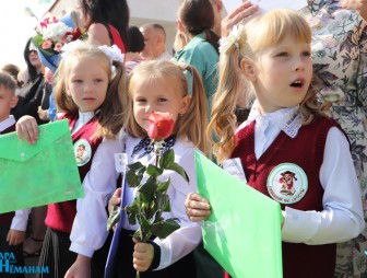 Линейка в Гимназии