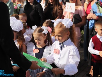 Линейка в Гимназии