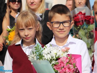 Линейка в Гимназии