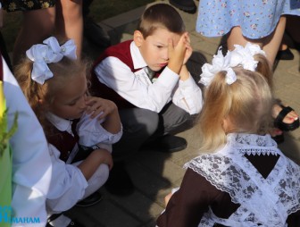 Линейка в Гимназии