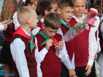 Линейка в Гимназии