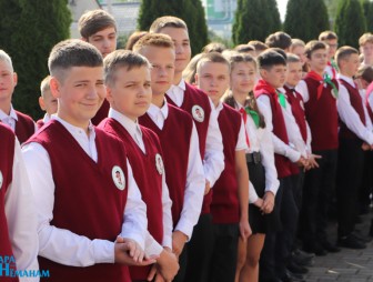 Линейка в Гимназии
