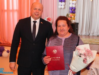 Награждение животноводов ОАО 'Черлёна'