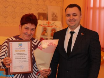 Награждение животноводов ОАО 'Черлёна'