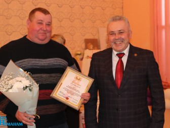 Награждение животноводов ОАО 'Черлёна'