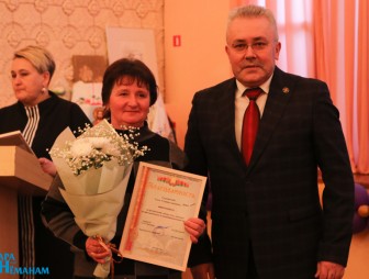 Награждение животноводов ОАО 'Черлёна'