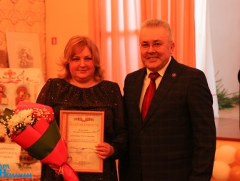 Награждение животноводов ОАО 'Черлёна'