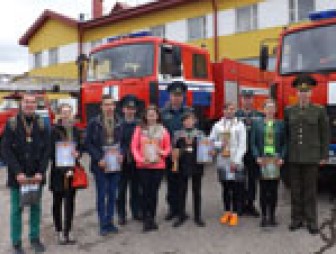 В Мостах прошёл чемпионат Гродненской области по пожарно-спасательному спорту среди юношей и девушек