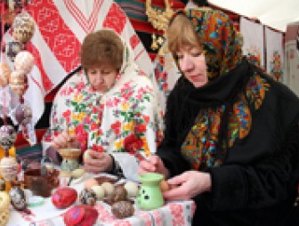 В Гродно прошла пасхальная ярмарка изделий народных мастеров