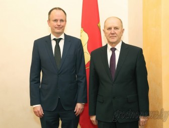 Председатель облисполкома Владимир Кравцов встретился Чрезвычайным и Полномочным посолом Швеции