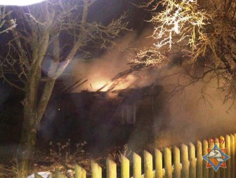 На пожаре в Черлёнке погиб 54-летний мужчина