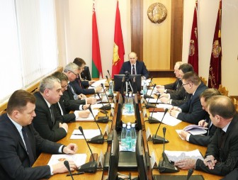 Ход выполнения Директивы Президента Республики Беларусь №2 рассмотрели на заседании областного исполнительного комитета