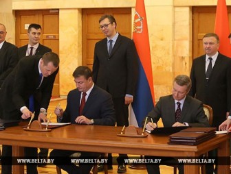 Беларусь и Сербия подписали дорожную карту по развитию сотрудничества на 2017-2018 годы