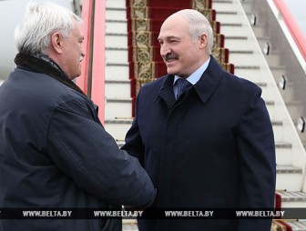 Лукашенко прибыл в Санкт-Петербург для встречи с Путиным