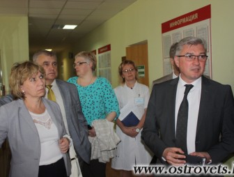 Островец посетил министр здравоохранения Валерий Малашко