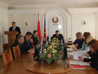 В Ошмянах состоялось выездное заседание коллегии Комитета государственного контроля Гродненской области