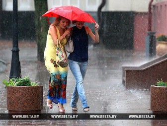 Кратковременные дожди и грозы ожидаются 28 июля в Беларуси