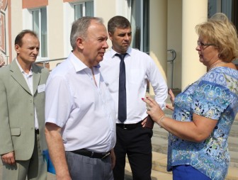 Вице-премьер Беларуси Василий Жарко посещает Сморгонщину