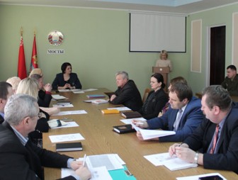 Заседание Совета по переписи населения в Мостовском райисполкоме