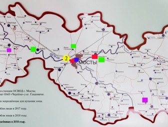 Карта безопасности на воде Мостовского района.