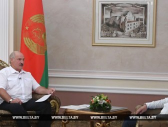 Тема недели: Интервью Лукашенко телеканалу 'Беларусь 1'