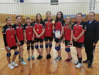Юные волейболистки Мостовщины завоевали серебряные медали в областных соревнованиях