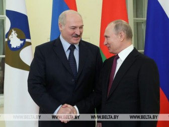 Лукашенко и Путин на открытии саммита ЕАЭС подискутировали насчет цен на энергоносители