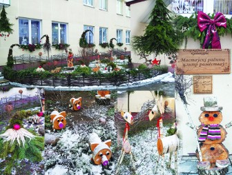 Мостовский районный центр ремёсел участвует в областном конкурсе на лучшее новогоднее оформление