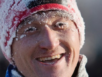 Марафонец пробежал 38 км на 52-градусном морозе