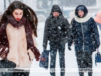 Снег с дождем и порывистый ветер ожидаются в Беларуси 18 января