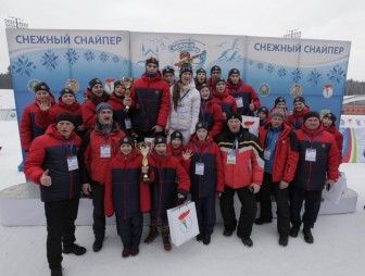 Сборная Гродненской области завоевала 3-е место в эстафете в младшей и старшей группах «Снежного снайпера».