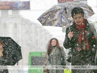 Мокрый снег и порывистый ветер ожидаются в Беларуси 3 марта