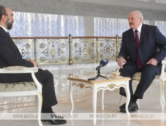 Александр Лукашенко дал интервью турецкому информагентству 'Анадолу'