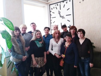 Посетители ОДПИ поделились творчеством с друзьями из Новогрудка
