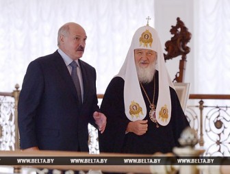 Лукашенко поздравил Патриарха Кирилла с Пасхой