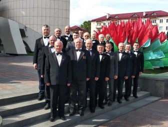 Мостовский мужской хор принял участие в торжественном собрании, посвящённому Дню Победы в Гродно