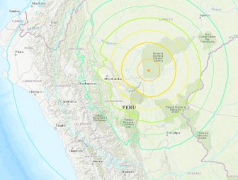 В Перу произошло землетрясение магнитудой 8