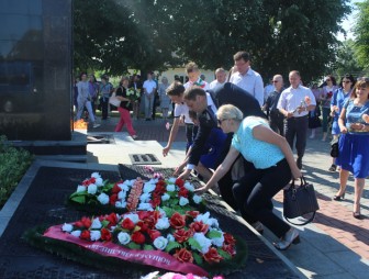 Митинг-реквием, посвящённый Дню всенародной памяти жертв Великой Отечественной войны, прошёл в Мостах
