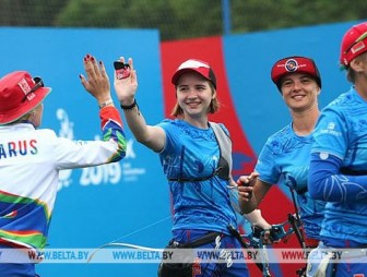 Белорусские лучницы вышли в финал турнира и обеспечили как минимум серебро Европейских игр